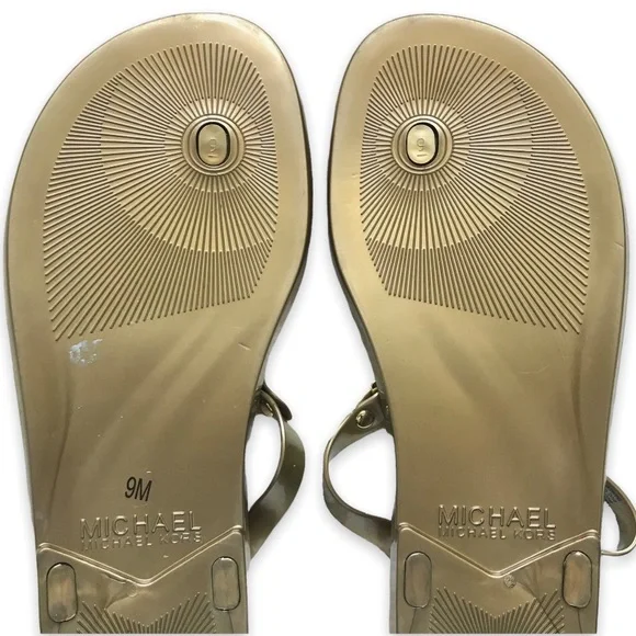 Michael Kors gold sandals - Picture 4 of 6